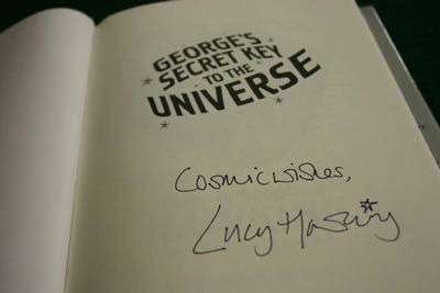 Lucy Hawking's Autograph